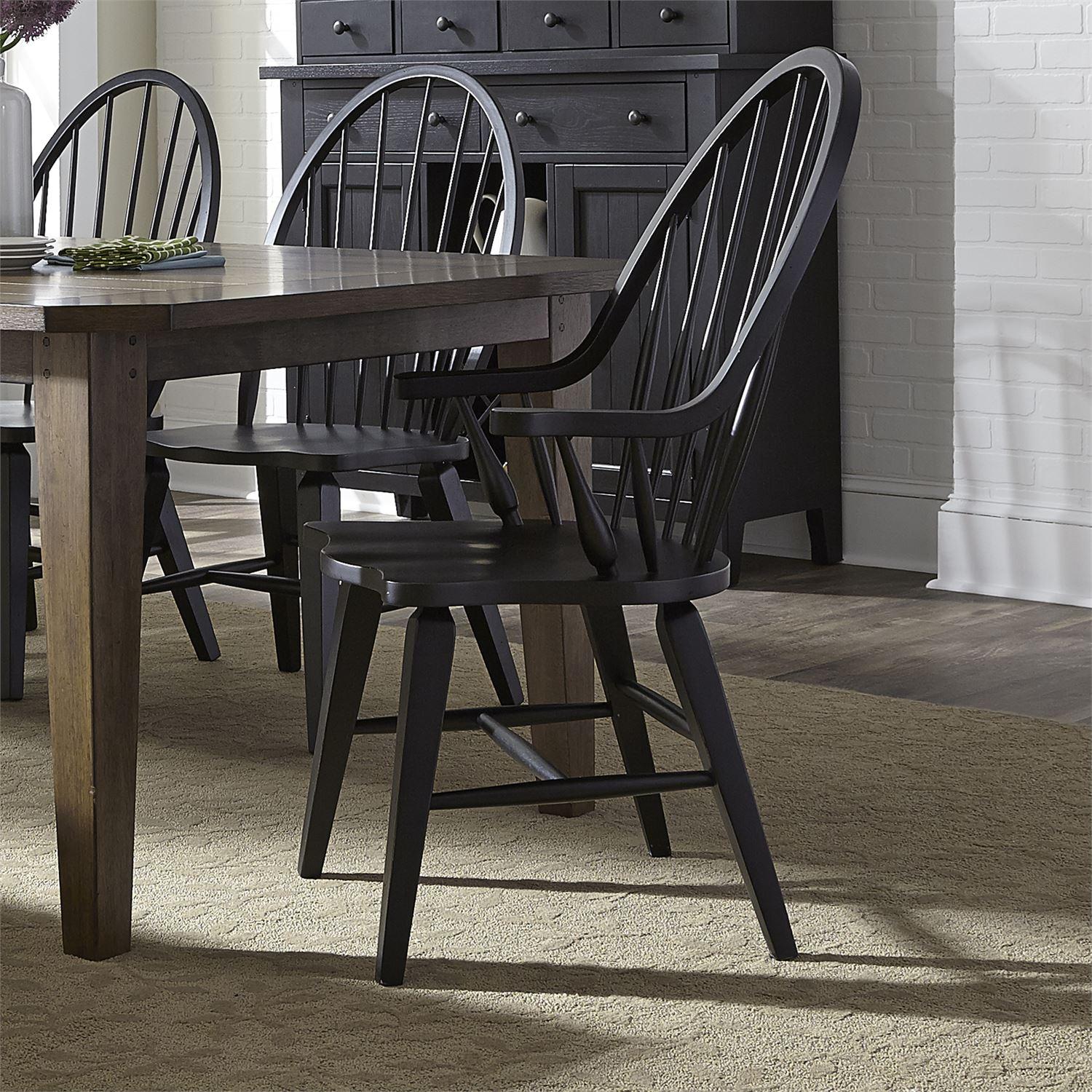 

    
Urban Brown Wood Dining Arm Chair Hearthstone (382-DR) Liberty Furniture

