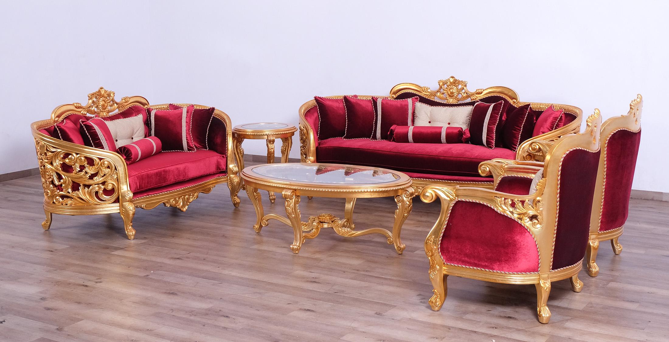 

    
Victorian Antique Gold Luxury BELLAGIO Coffee Table Set 2Pcs EUROPEAN FURNITURE
