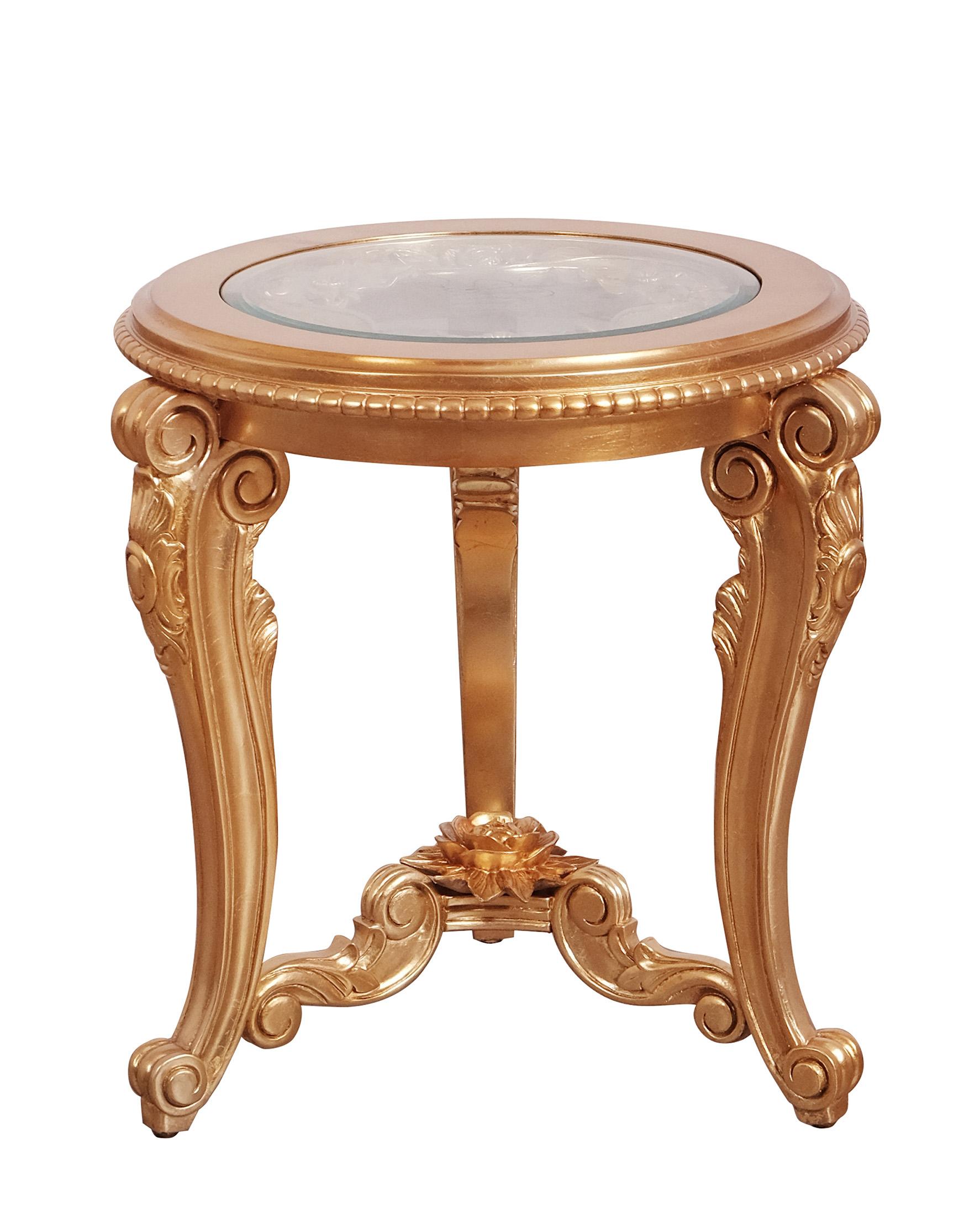 

    
30015-CT-Set-2 Victorian Antique Gold Luxury BELLAGIO Coffee Table Set 2Pcs EUROPEAN FURNITURE
