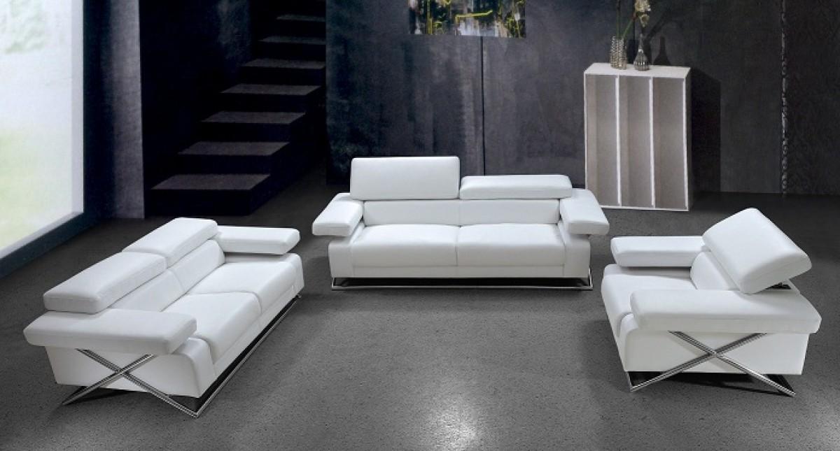 

    
VIG Divani Casa Linx White Italian Leather Sofa Set SPECIAL ORDER
