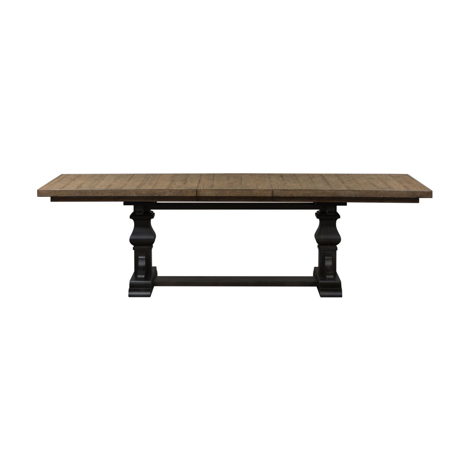

    
Liberty Furniture Harvest Home  (879-DR) Dining Table Dining Table Gray 879-DR-TRS
