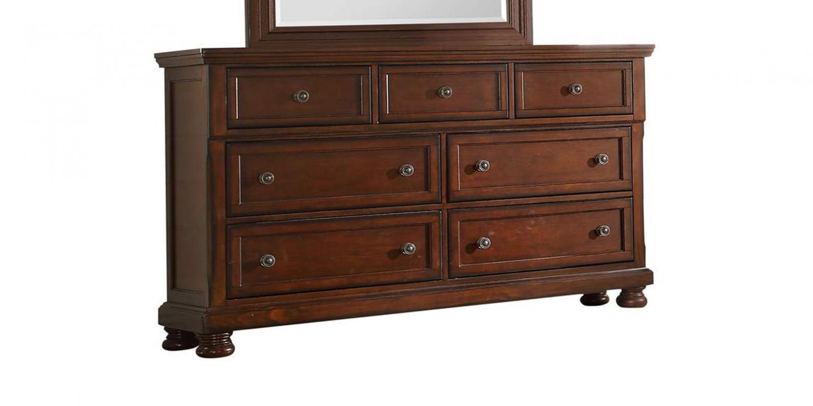 Classic, Traditional, Transitional Dresser BALTIMORE GAL-2931-13-31+35 in Walnut 