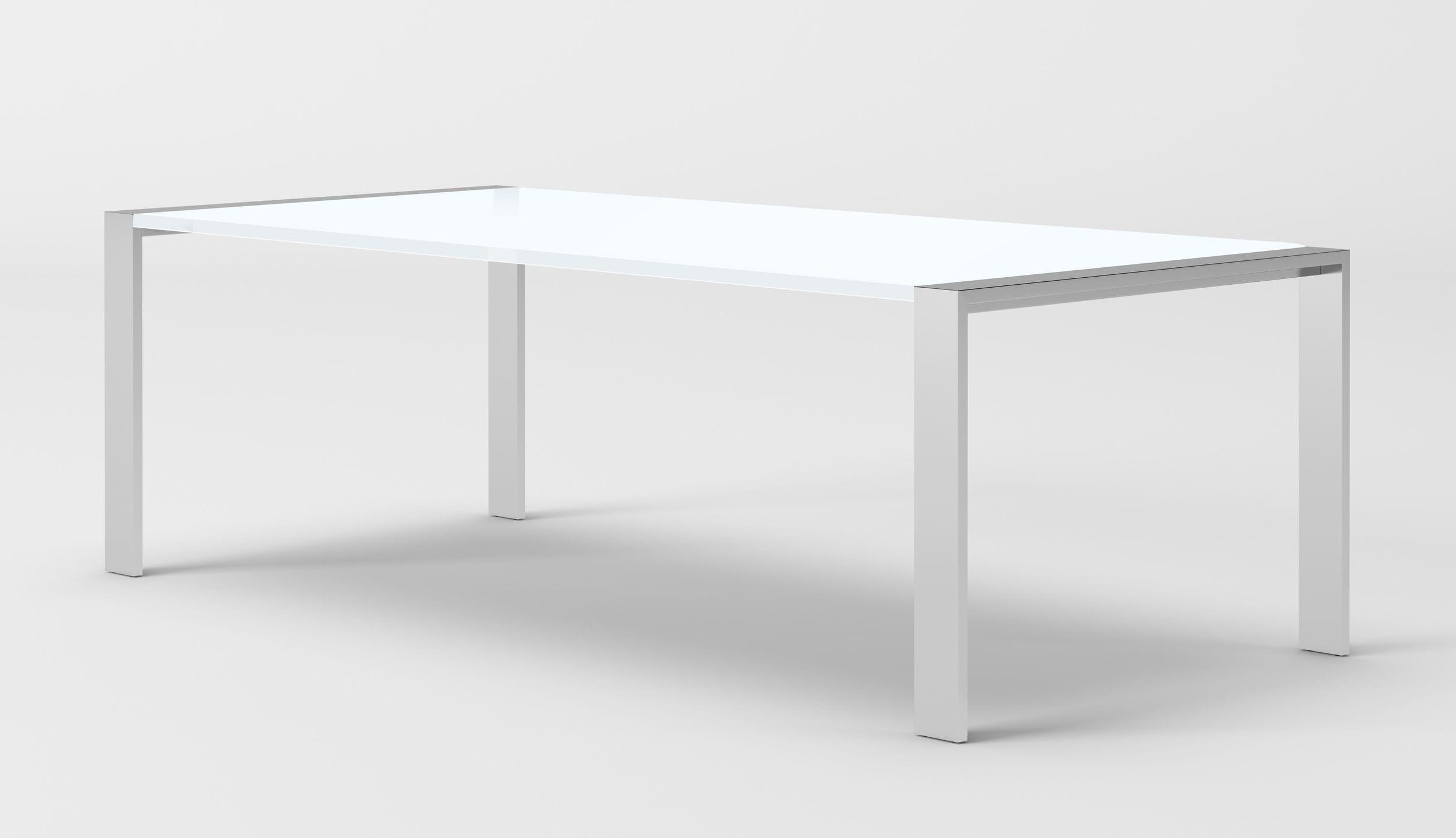 Contemporary, Modern Dining Table Fauna VGBBBN-2T-WHT-DT in White 