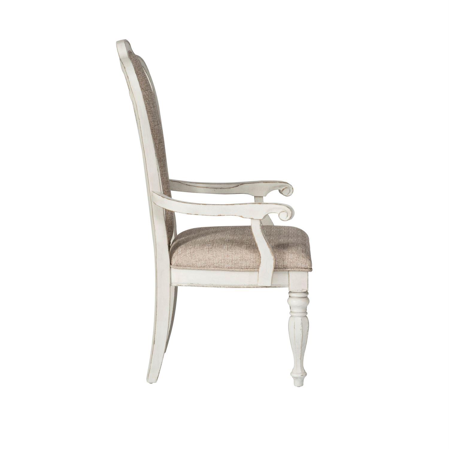 

    
Liberty Furniture Magnolia Manor  (244-DR) Dining Arm Chair Dining Arm Chair White 244-C2501A-Set-2
