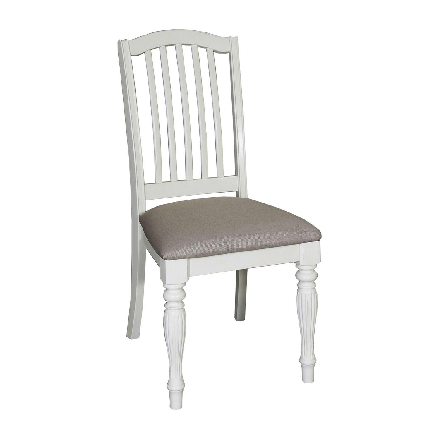 

    
White Wood Dining Side Chair Cumberland Creek (334-CD) Liberty Furniture
