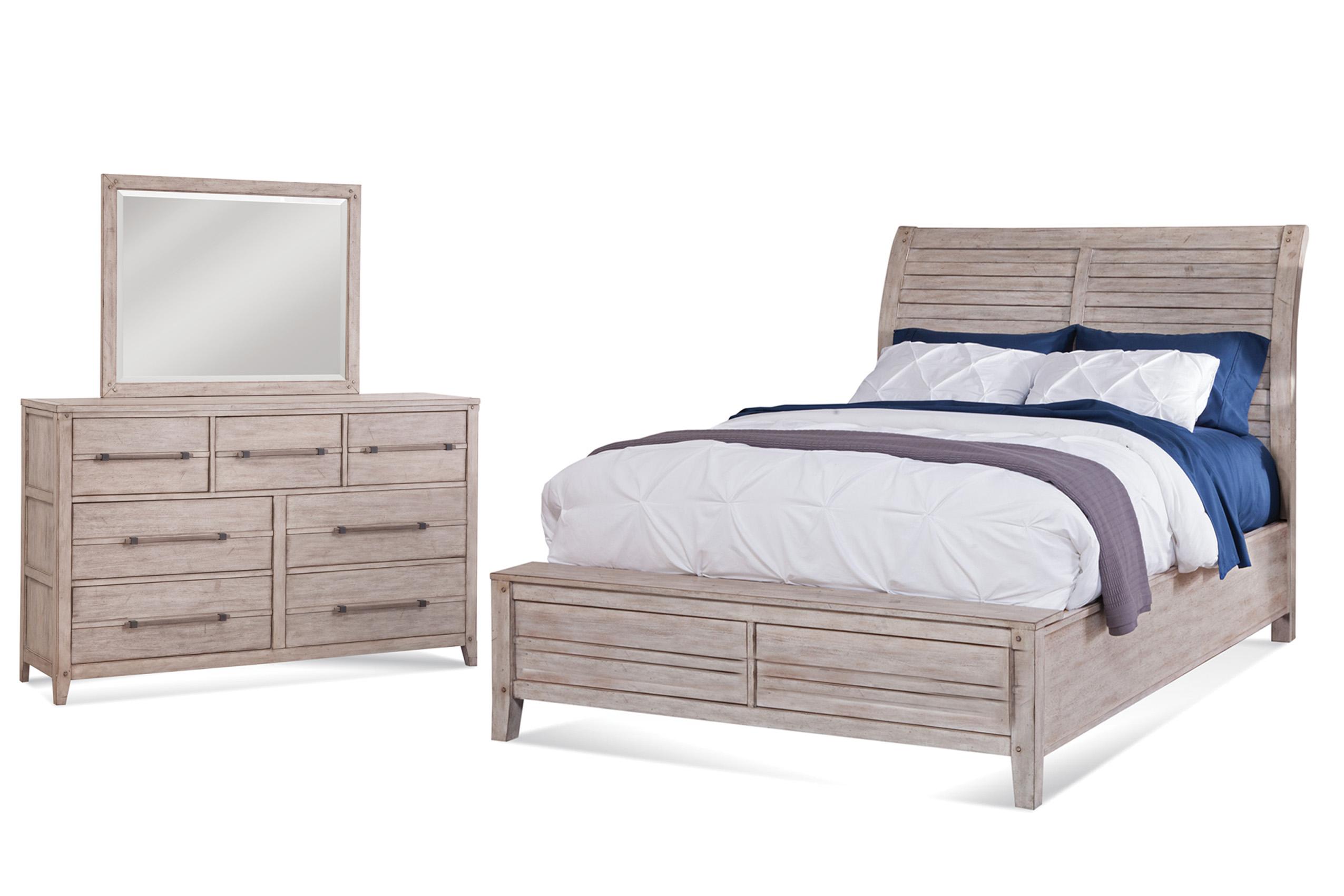 American Woodcrafters AURORA 2810-50SLP Sleigh Bedroom Set
