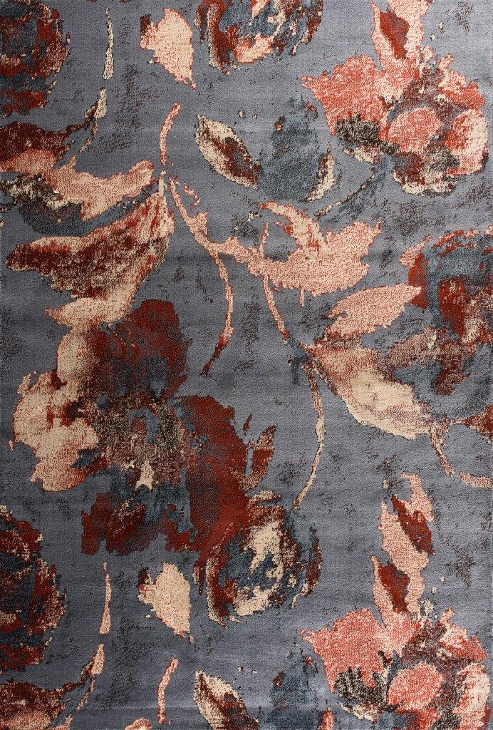 

    
Addison Gray and Red Floral Area Rug 5x8 by Art Carpet
