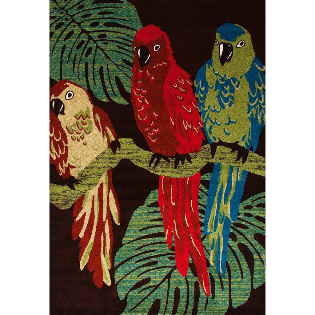

    
Alliston Parrots Brown 6 ft. 7 in. x 9 ft. 2 in. Area Rug by Art Carpet
