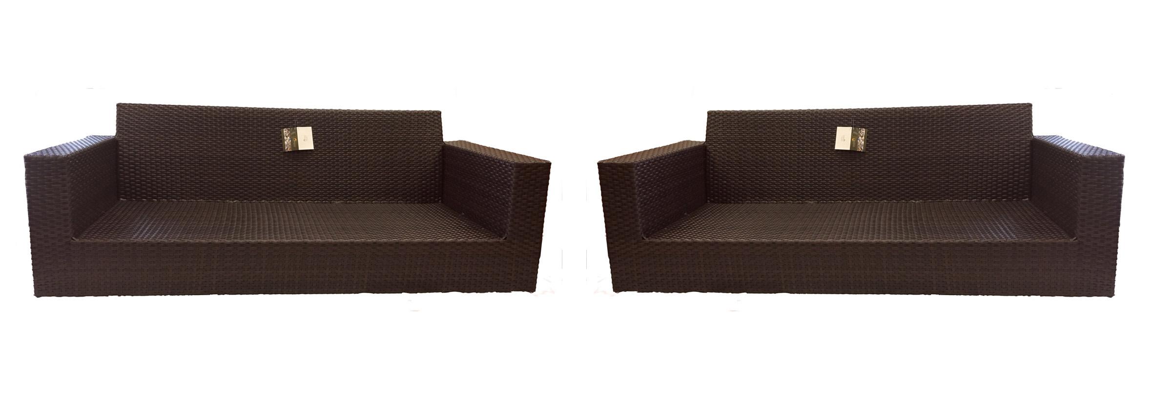 

    
Aztec Wicker on Aluminum Frame Sofa w/Sunbrella Cushions Set of 2 by CaliPatio SPECIAL ORDER
