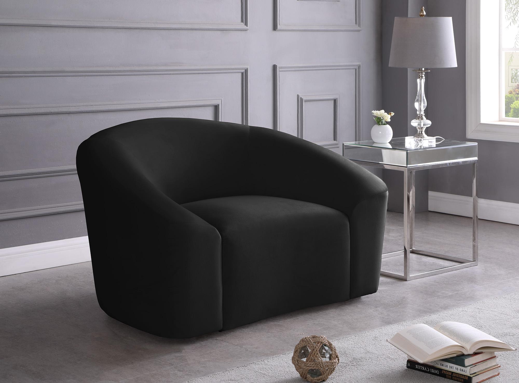

        
Meridian Furniture RILEY 610Black-C-Set-2 Arm Chair Set Black Velvet 704831408867
