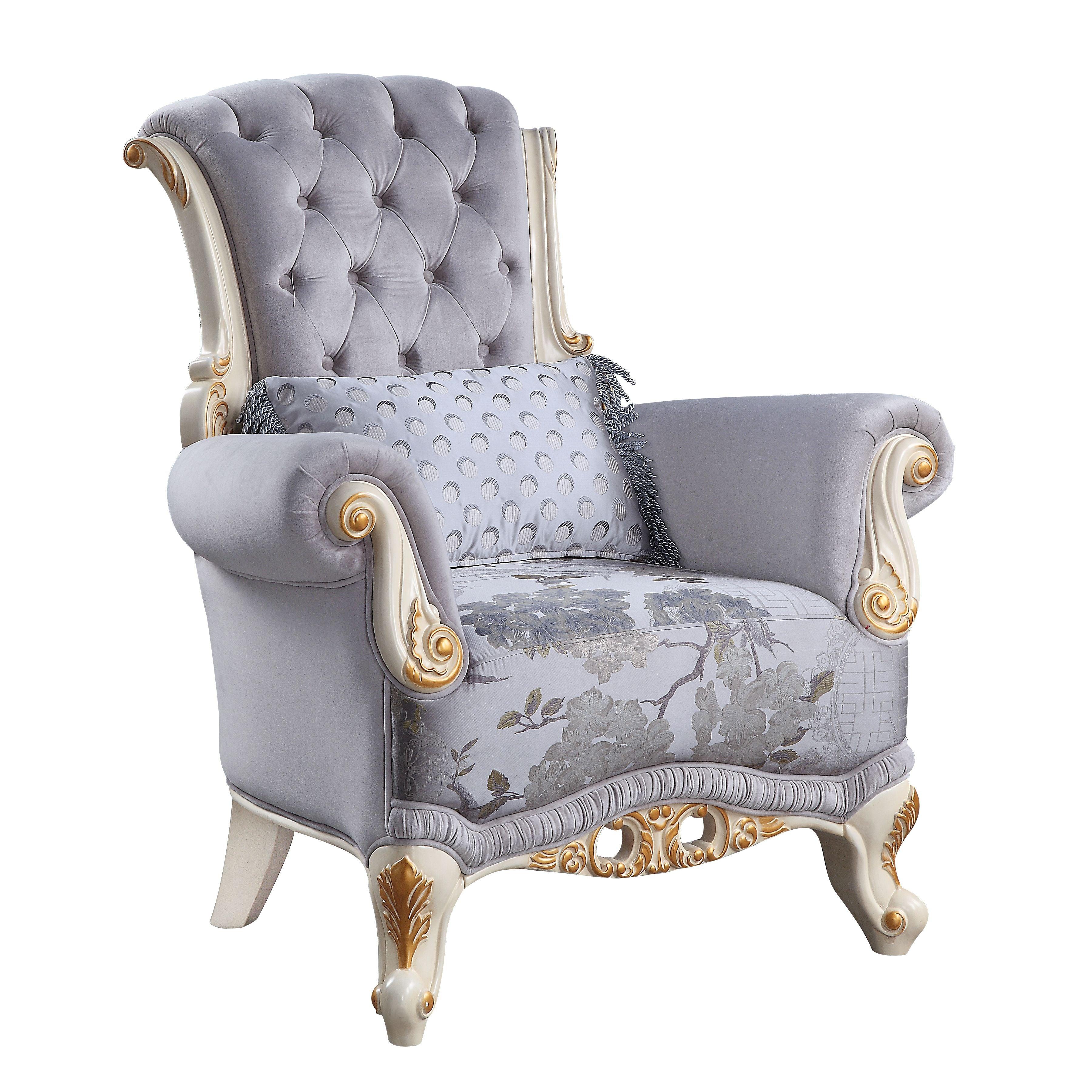 Classic Chair Galelvith LV00256 in Pink Fabric