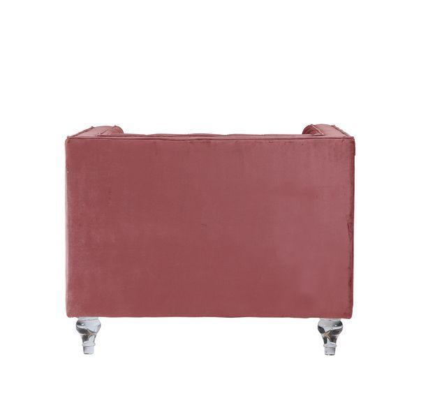 

    
Acme Furniture HeiberoII Chair Pink LV00329
