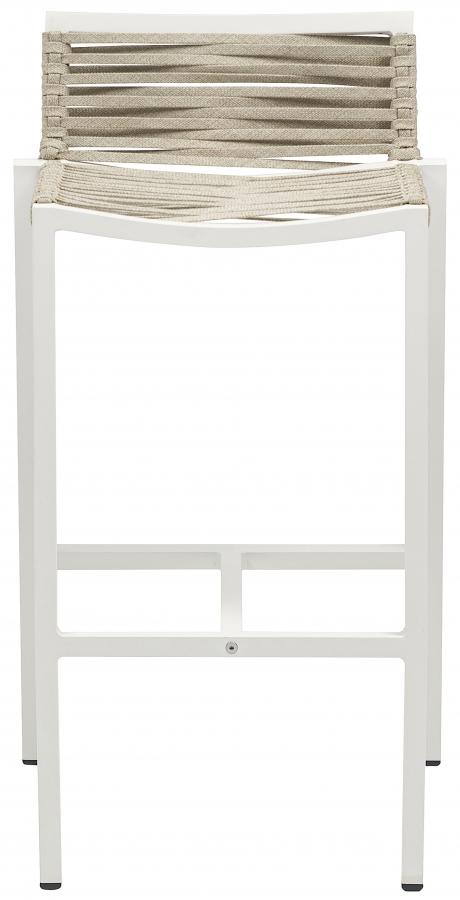 

    
 Shop  Contemporary Beige/White Aluminium Patio Bar Set 5PCS Meridian Furniture Maldives 344White-T-5PCS
