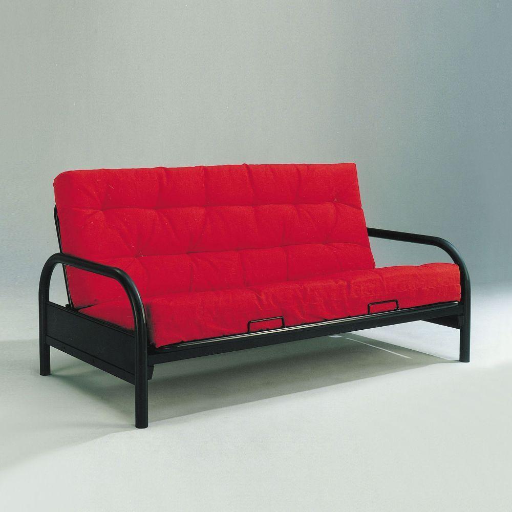 

    
Acme Furniture Alfonso Futon sofa Black 02172BK

