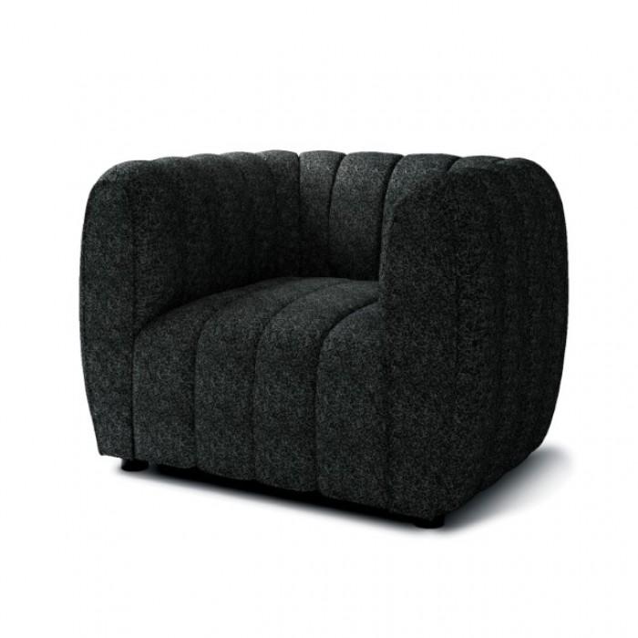 Contemporary Chair Aversa Chair FM61002BK-CH-C FM61002BK-CH-C in Black 