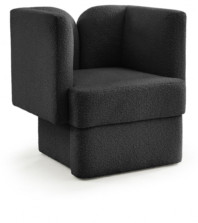 

    
Contemporary Black Wood Fabric Chair Meridian Furniture Marcel 616Black-C
