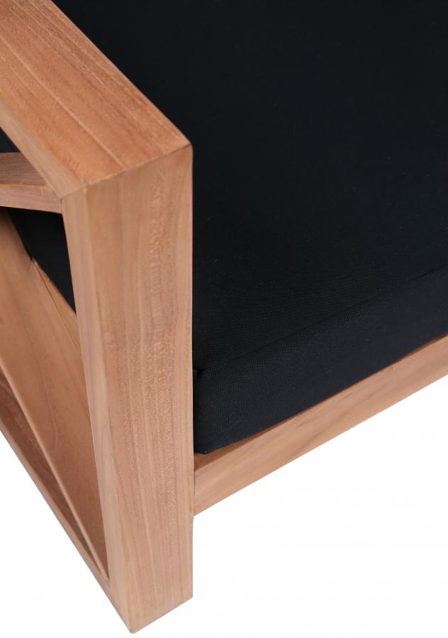 

    
 Order  Contemporary Black Wood Fabric Patio Sofa Set-2PCS Meridian Furniture Anguilla 352Black-S-2PCS
