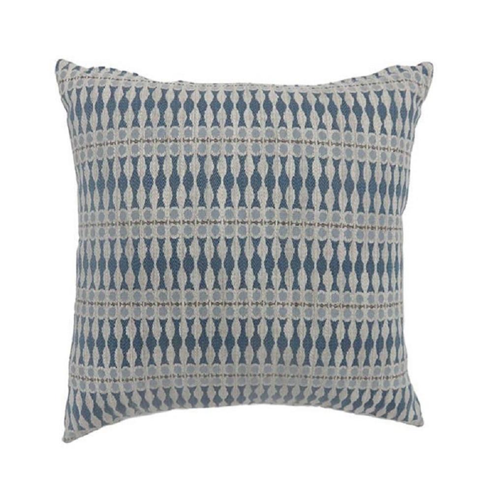 

    
Contemporary Blue Polyester Throw Pillows Set 2pcs Furniture of America PL6030BL-L Malia
