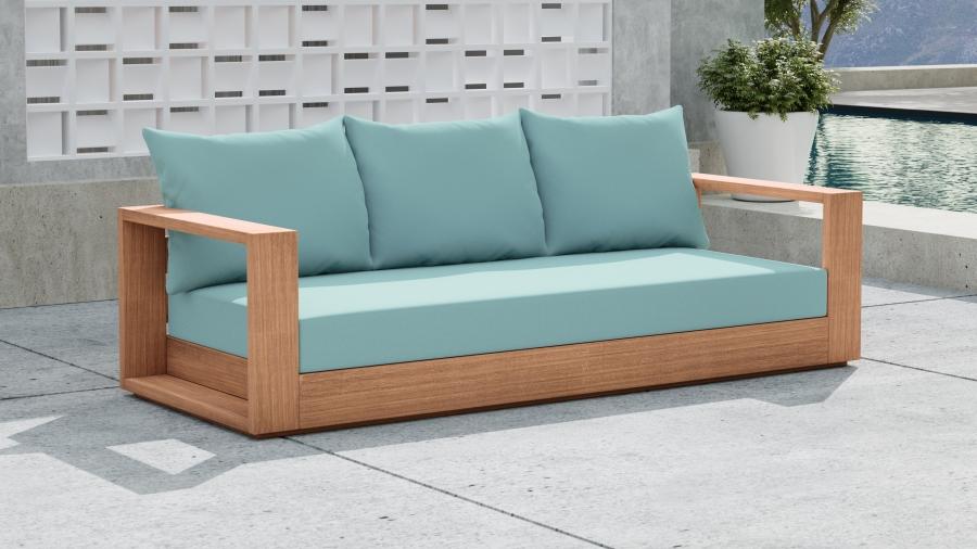 

    
Contemporary Blue Wood Fabric Patio Sofa Set 2PCS Meridian Furniture Tulum 353SeaBlue-S-2PCS
