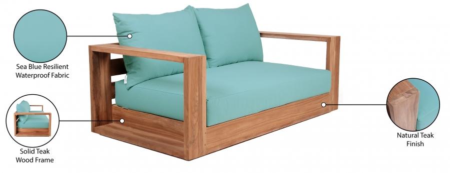 

    
353SeaBlue-S-2PCS Contemporary Blue Wood Fabric Patio Sofa Set 2PCS Meridian Furniture Tulum 353SeaBlue-S-2PCS
