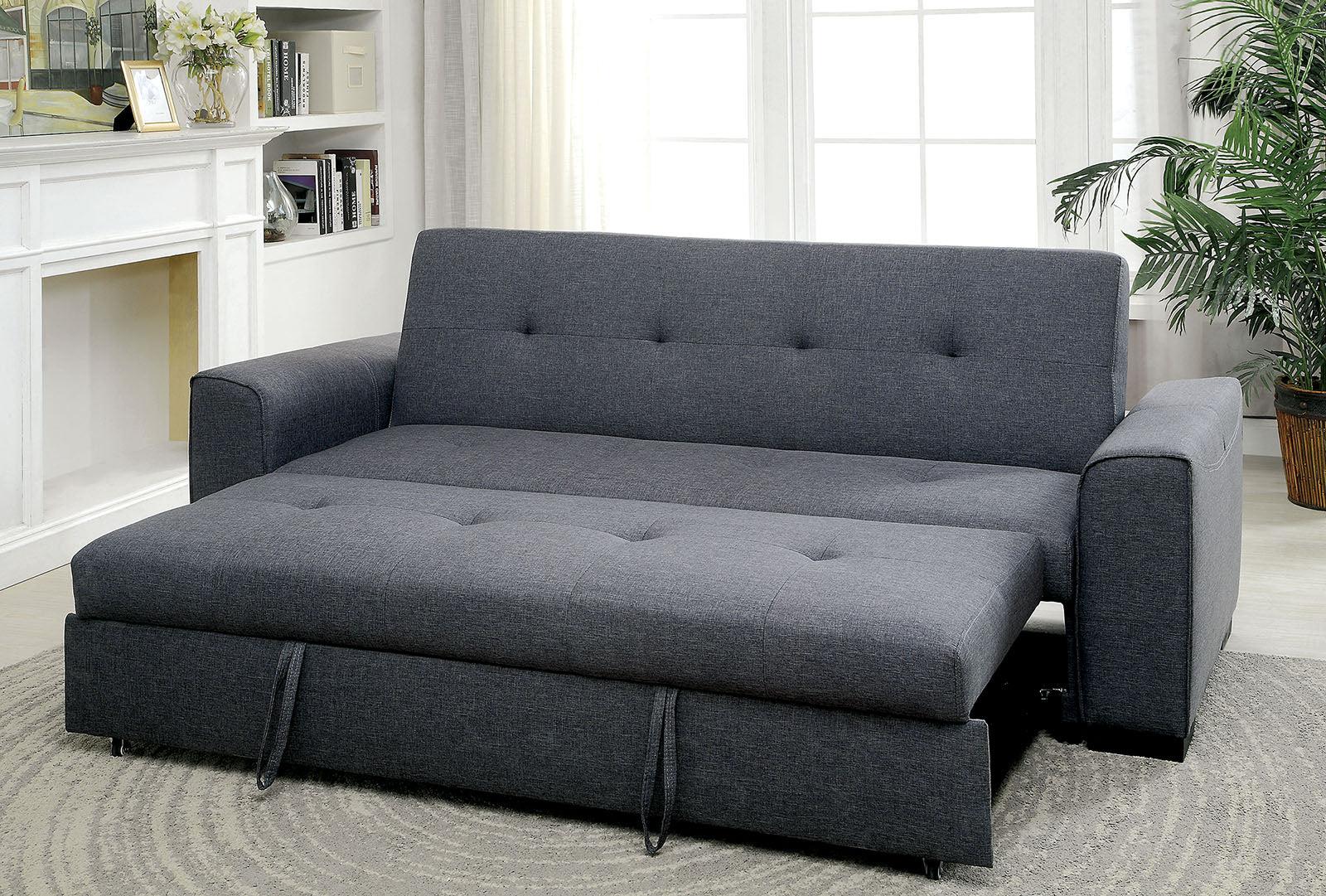 

    
Furniture of America REILLY CM2815 Futon sofa Gray CM2815
