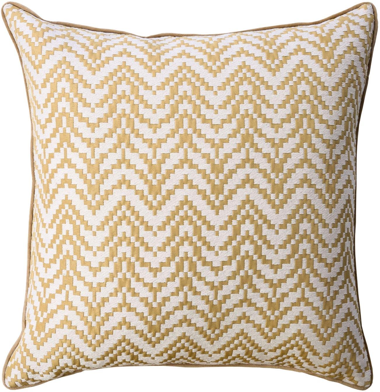Contemporary Throw Pillow PL8024 Jane PL8024 in Gold 