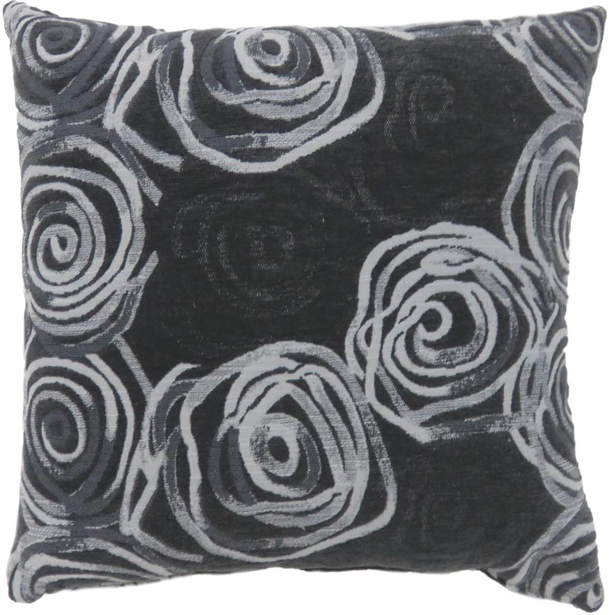 Contemporary Throw Pillow PL6036L Mindy PL6036L in Gray 