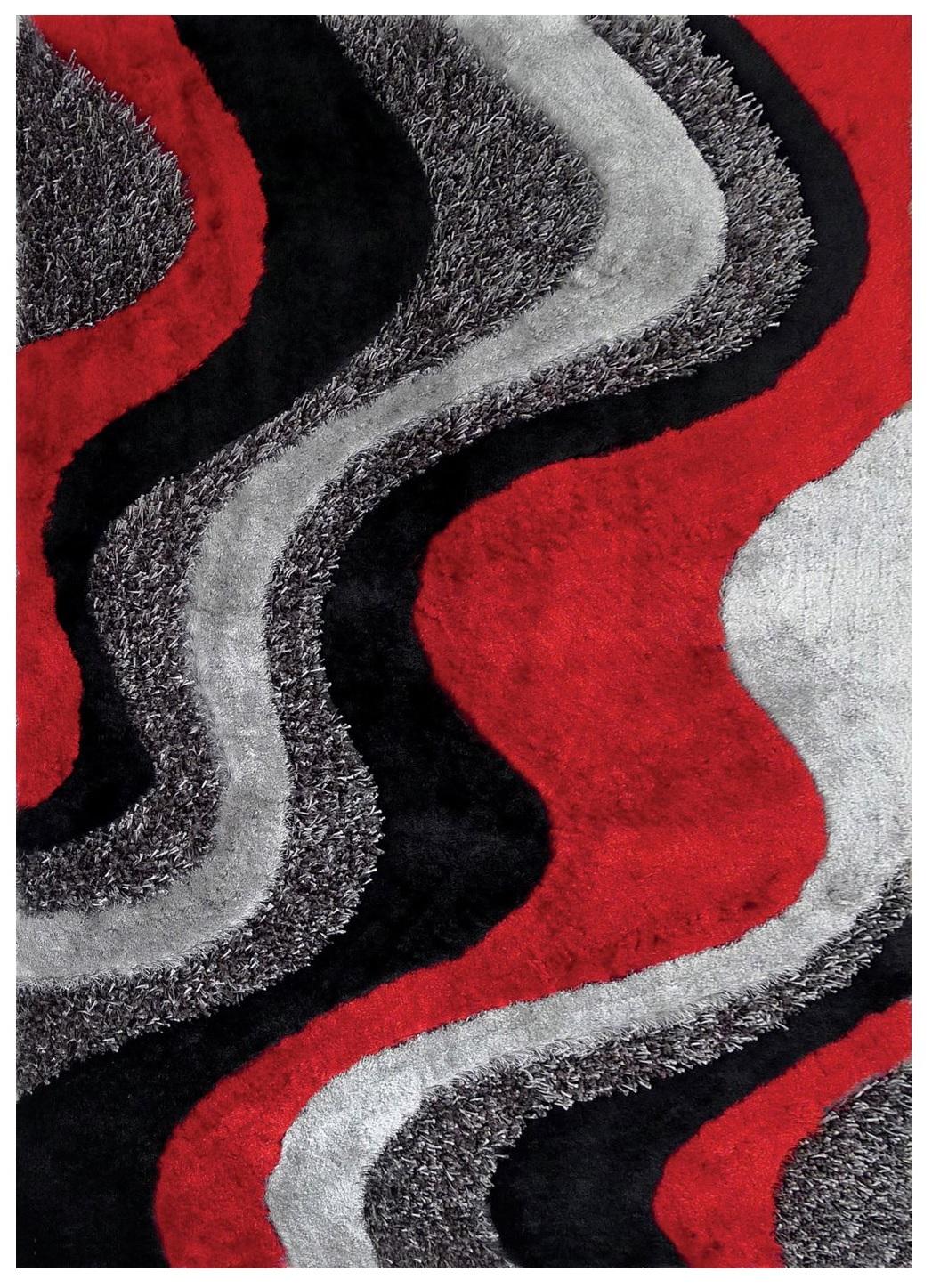 

    
Contemporary Gray & Red Polypropylene 5'x7' Area Rug Furniture of America RG4134 Vancouver
