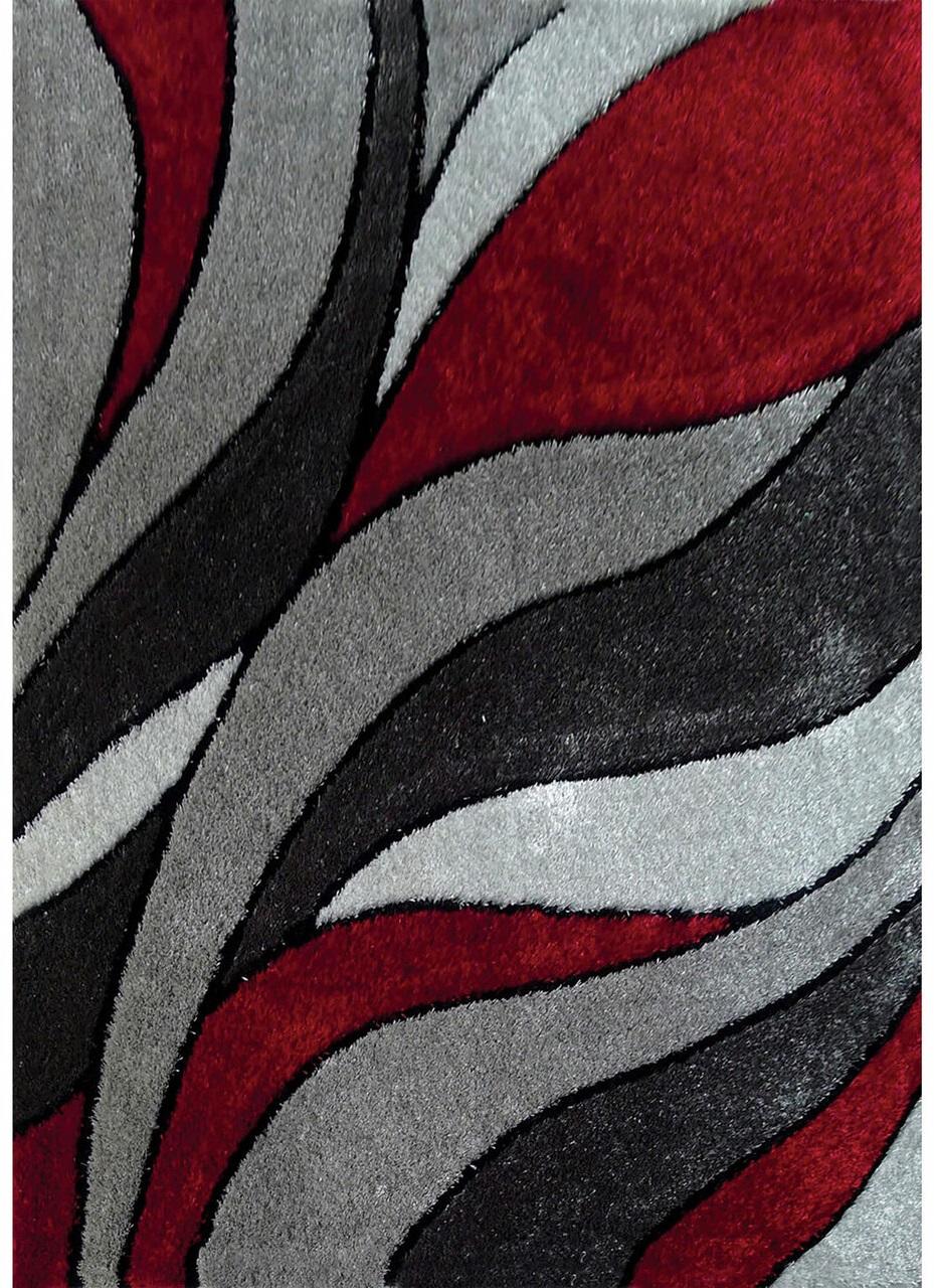 Contemporary Area Rug RG4138 Caledon RG4138 in Red, Gray 