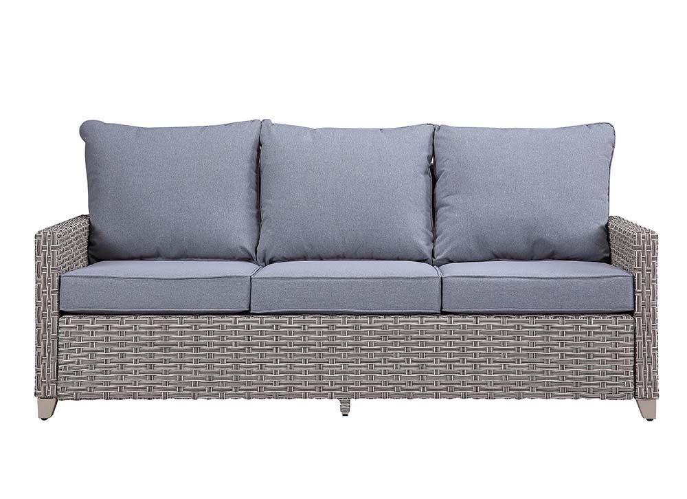 

    
Contemporary Gray Resin Wicker Patio Sofa Set-4PCS Acme Furniture Greeley OT01090-PS-4PCS
