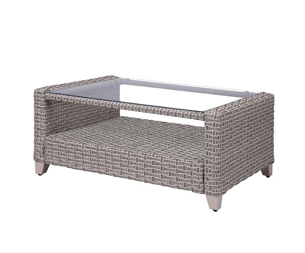 

    
 Shop  Contemporary Gray Resin Wicker Patio Sofa Set-4PCS Acme Furniture Greeley OT01090-PS-4PCS
