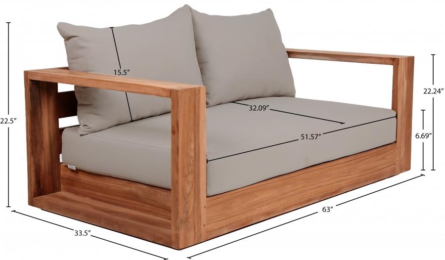 

    
353Grey-S-4PCS Contemporary Gray Wood Fabric Patio Sofa Set 4PCS Meridian Furniture Tulum 353Grey-S-4PCS
