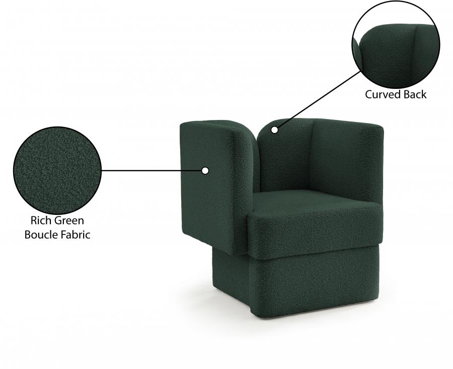 

    
616Green-C Contemporary Green Wood Fabric Chair Meridian Furniture Marcel 616Green-C
