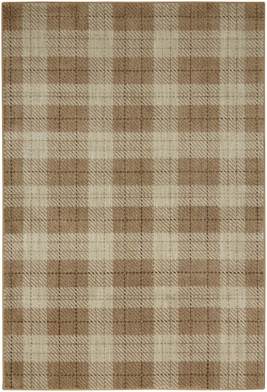 

    
Contemporary Plaid Beige Polyester 5'3"x7'6" Area Rug Furniture of America RG8183-S Kendrick
