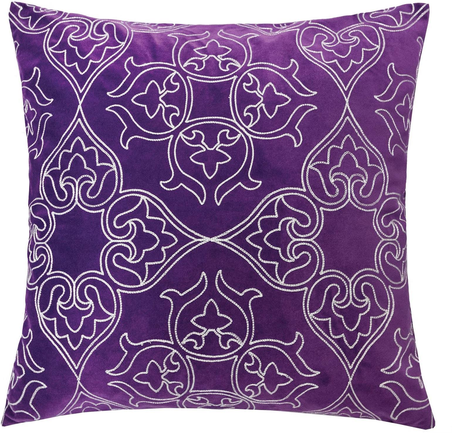 

    
Contemporary Purple Polyester Velvet Accent Pillows Set 2pcs Furniture of America PL8064-2PK Kyla
