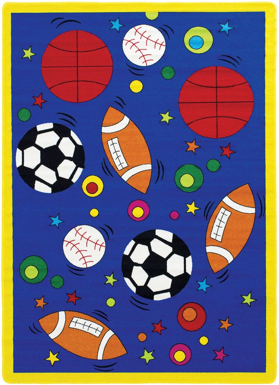 

    
Contemporary Sports Pattern Nylon 5'x7' Area Rug Furniture of America RG5211 Abbey
