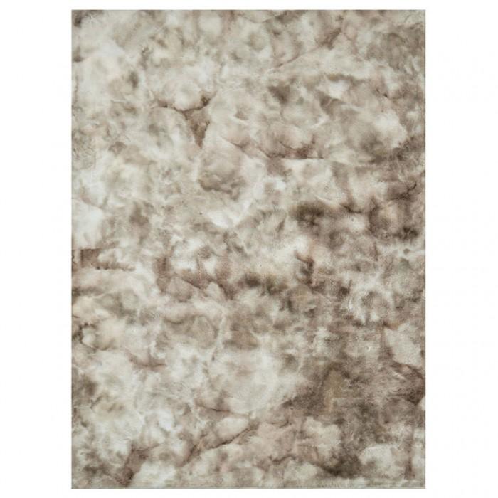

    
Contemporary Tie-Dye Beige Polyester 5' x 7' Area Rug Furniture of America RG5134 Famalica
