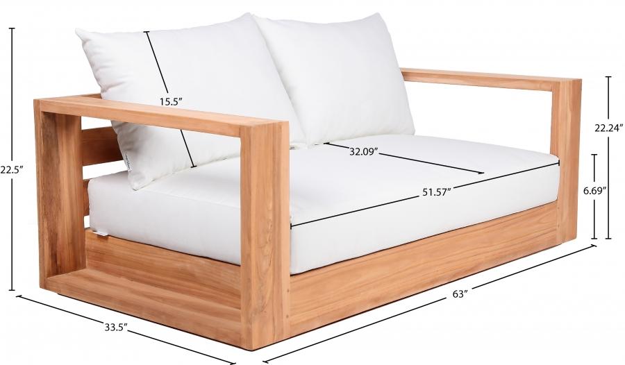 

    
353White-S-6PCS Contemporary White Wood Fabric Patio Sofa Set 6PCS Meridian Furniture Tulum 353White-S-6PCS
