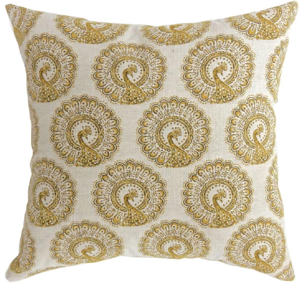 Contemporary Throw Pillow PL677YW-2PK-L Fifi PL677YW-2PK-L in Yellow 