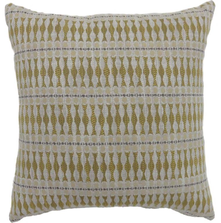Contemporary Throw Pillow PL6030YW-S Malia PL6030YW-S in Yellow 