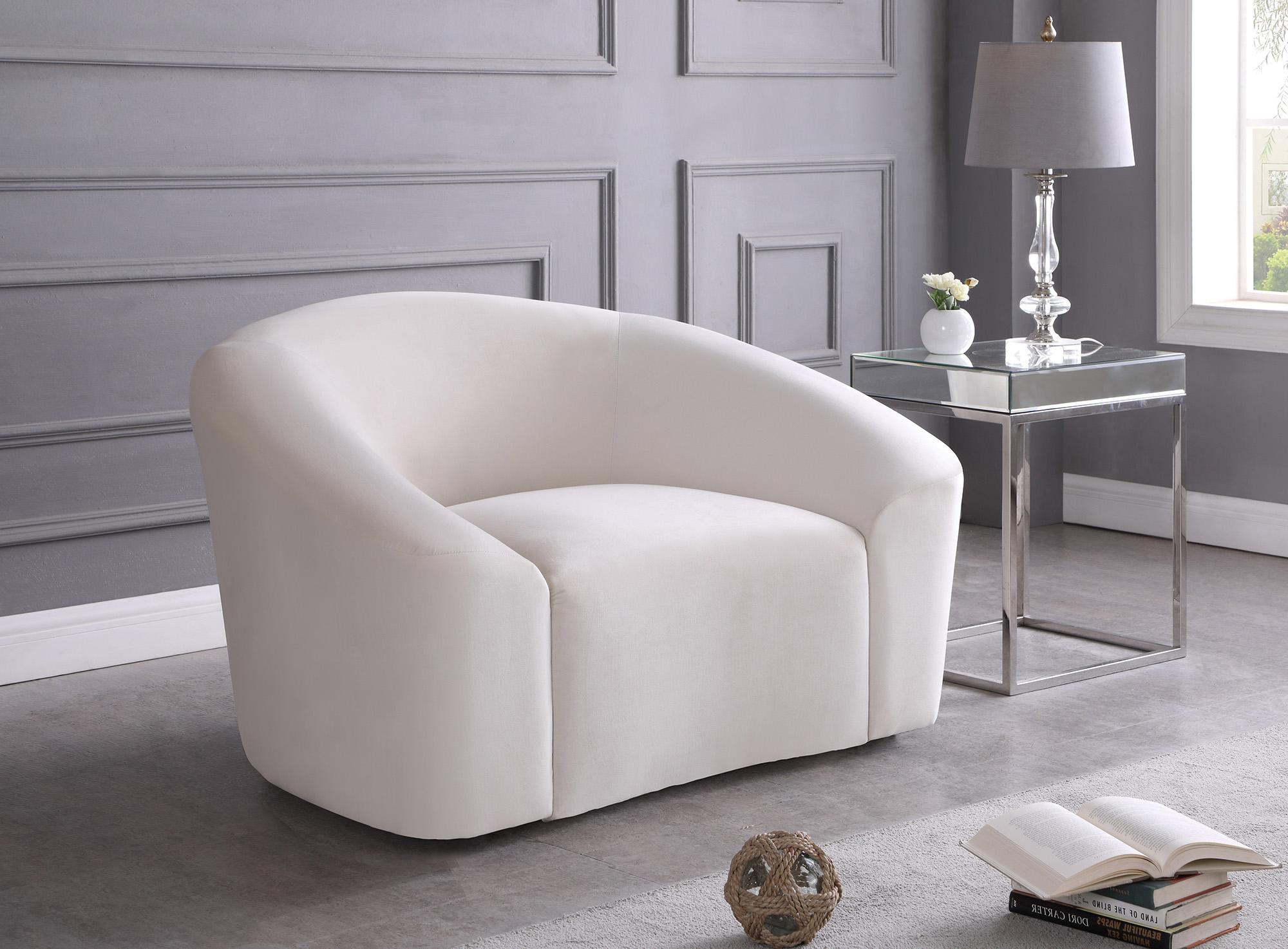 

        
Meridian Furniture RILEY 610Cream-C-Set-2 Arm Chair Set Cream Velvet 704831408898
