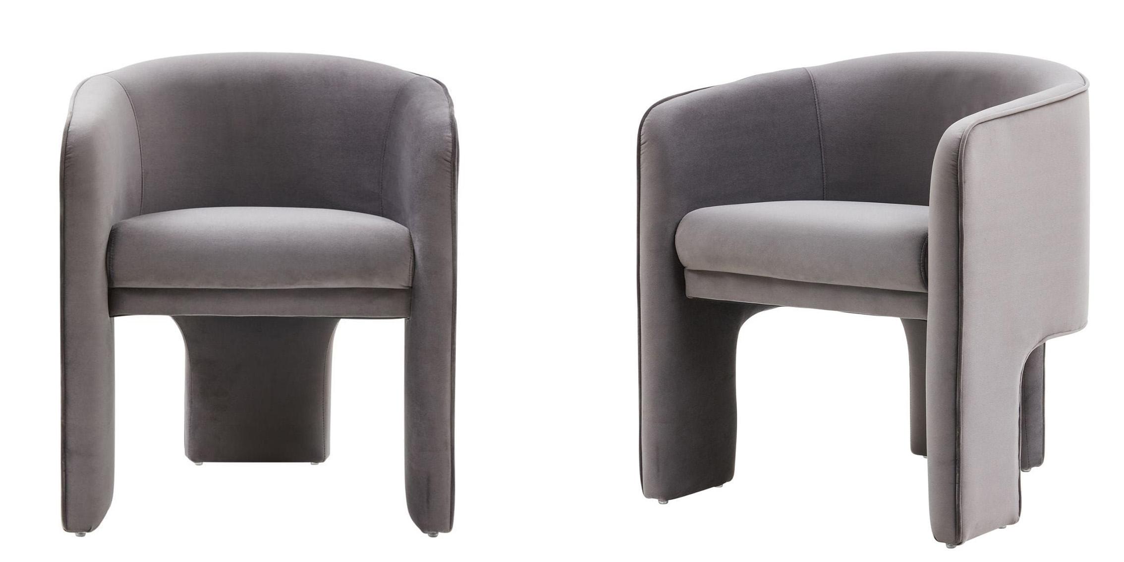 

    
Dark Grey Velvet Accent Chair Set 2Pcs Modrest Kyle VIG Modern Contemporary
