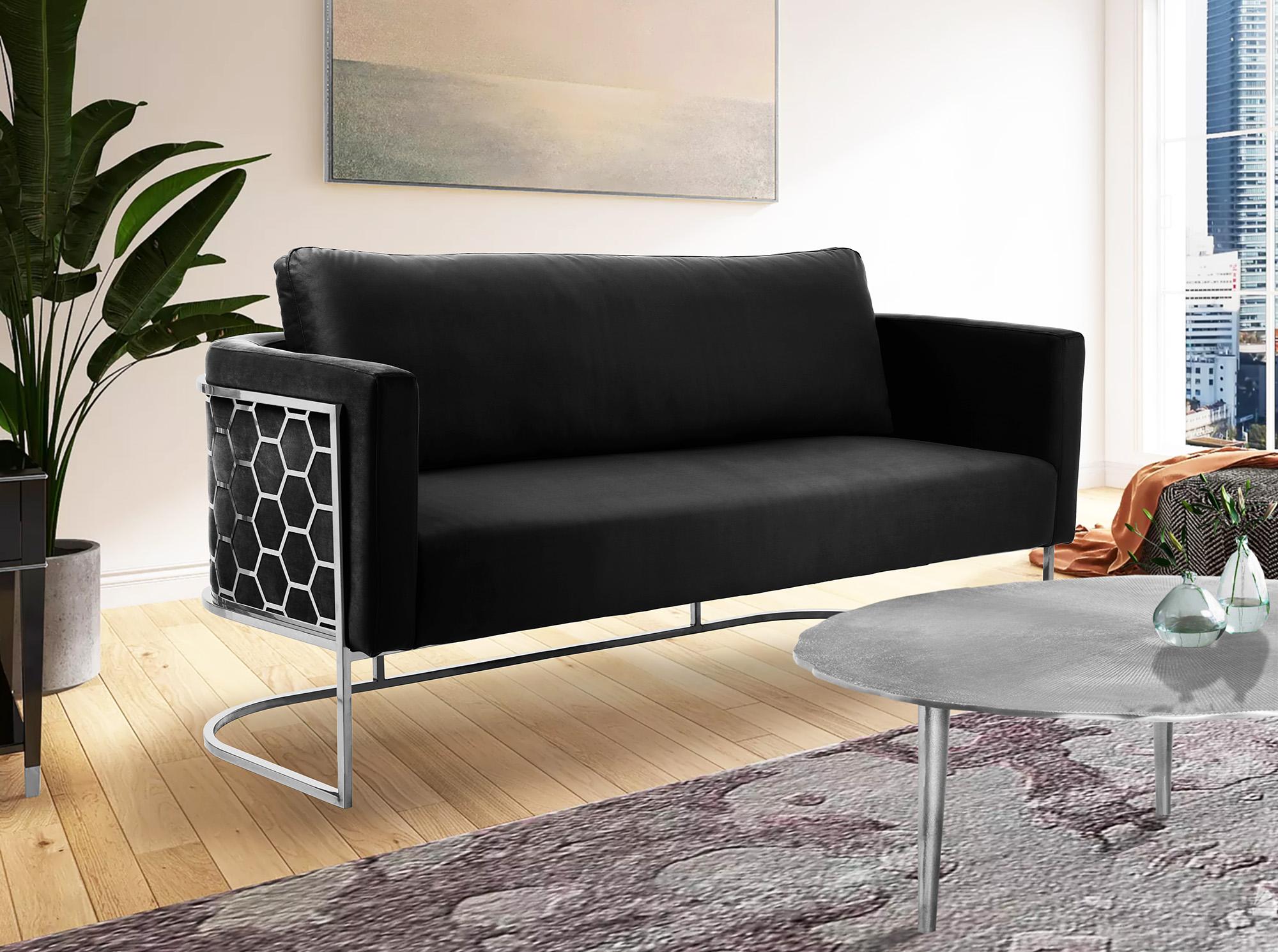 

    
691Black-S Meridian Furniture Sofa
