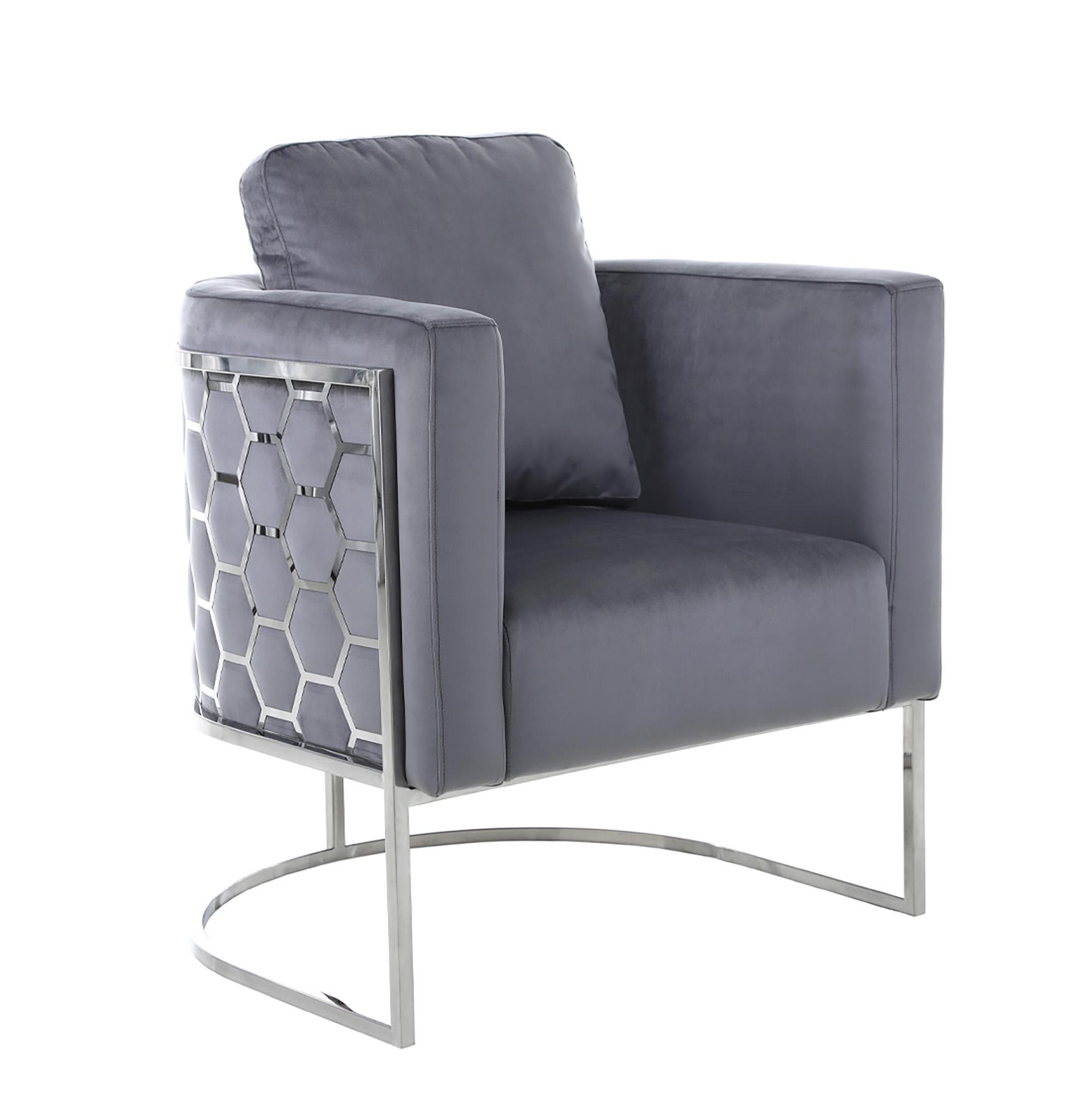 

    
691Grey-C-Set-2 Meridian Furniture Arm Chair Set
