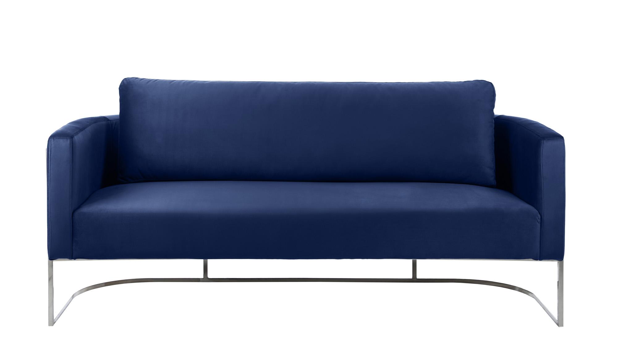 

    
Meridian Furniture CASA 691Navy-S Sofa Chrome/Navy blue 691Navy-S

