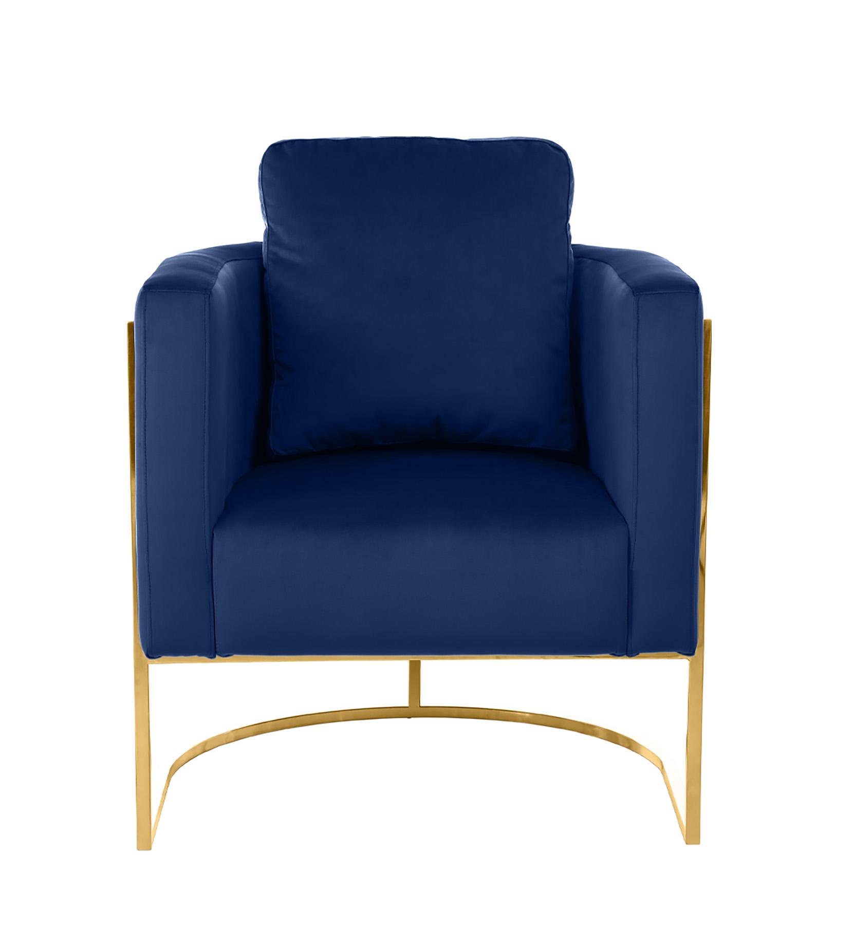 

        
Meridian Furniture CASA 692Navy-C Arm Chair Navy blue/Gold Velvet 094308254746
