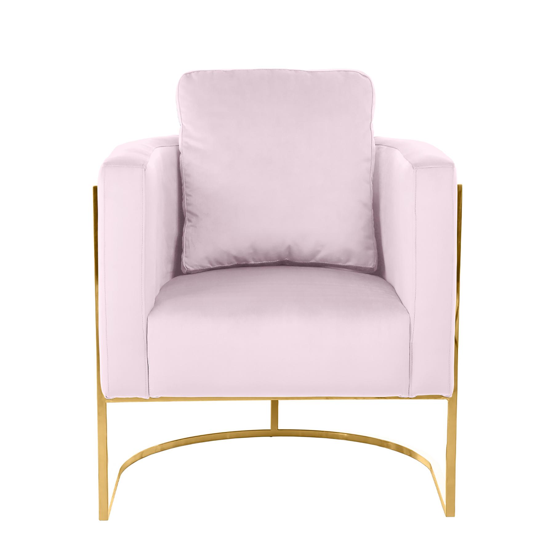 

        
Meridian Furniture CASA 692Pink-C Arm Chair Pink/Gold Velvet 094308254777

