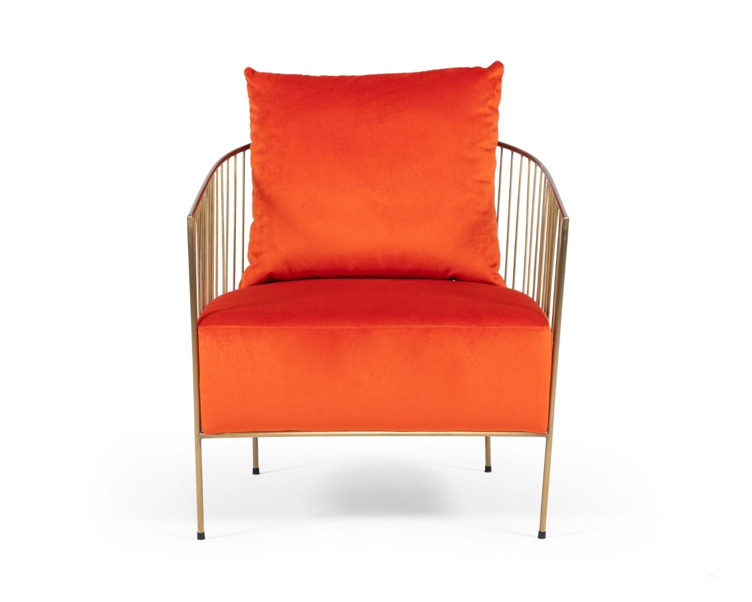 

                    
VIG Furniture VGMFOC-2214-CH-Set-2 Accent Chair Set Orange/Gold Fabric Purchase 
