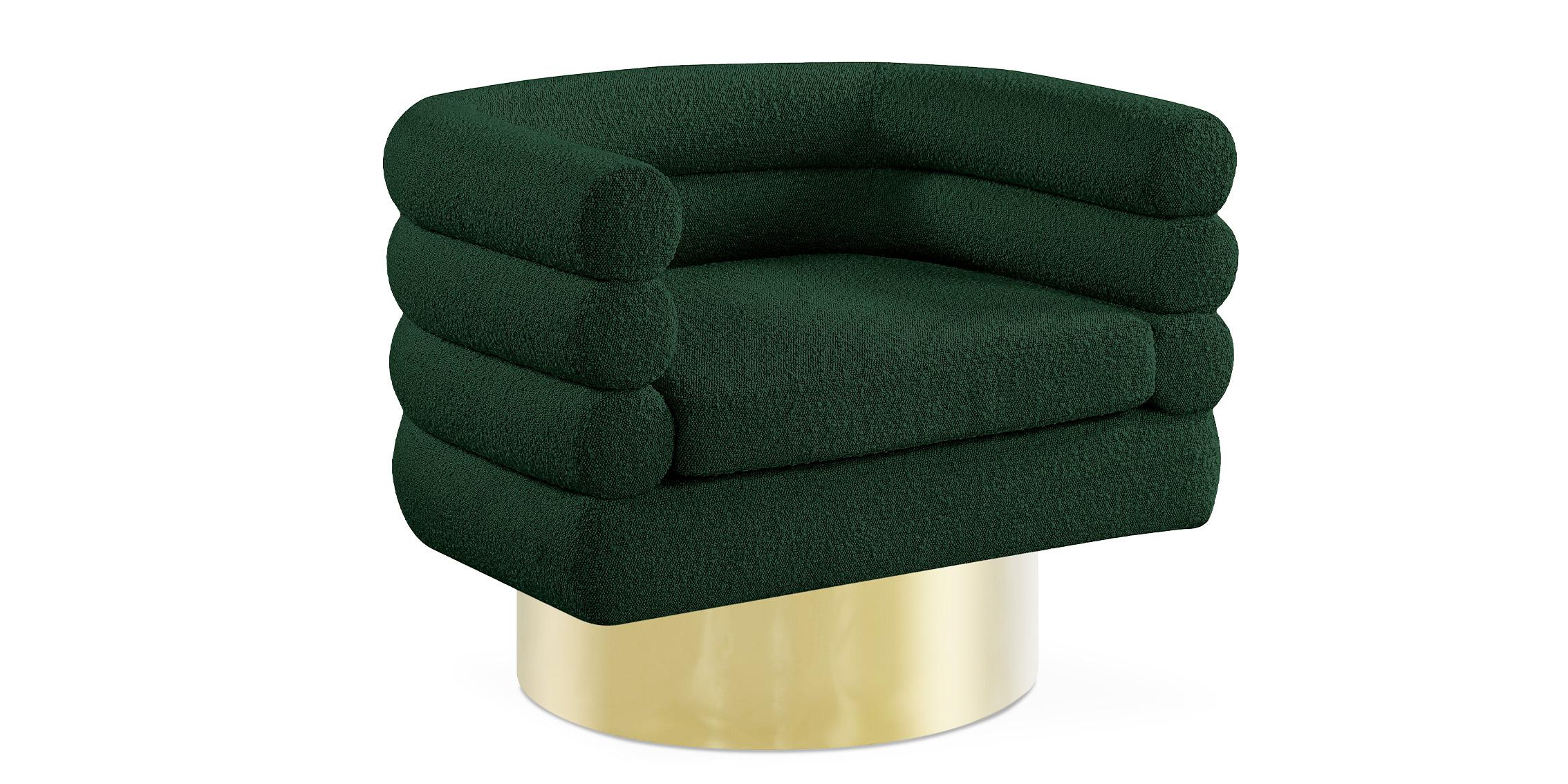 Contemporary, Modern Accent Chair TESSA 544Green 544Green in Green 