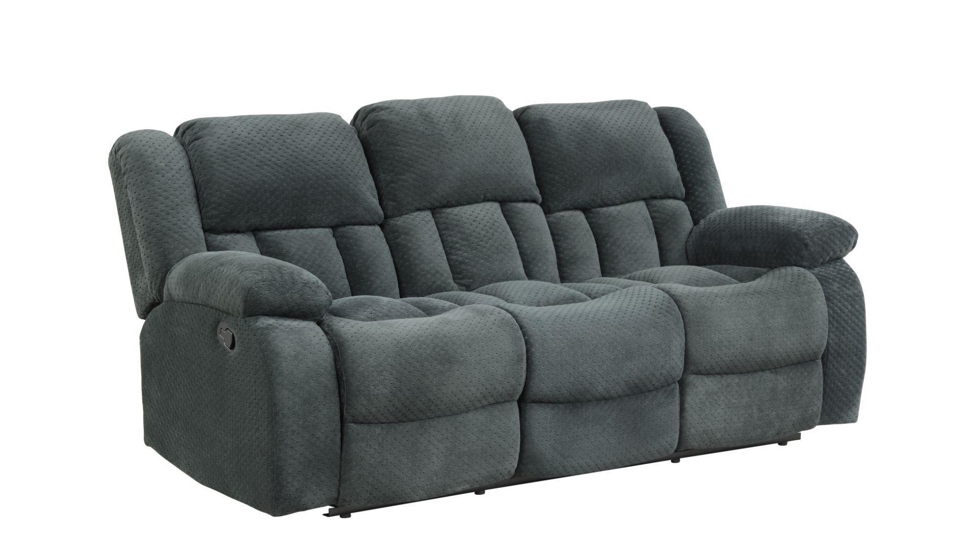 Contemporary, Modern Recliner Sofa ARMADA Green ARMADA-S in Green Chenille